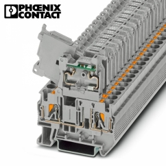 피닉스컨택트 PT 4-HESILED 24 (5X20) GY/GY 퓨즈 단자대 1058860