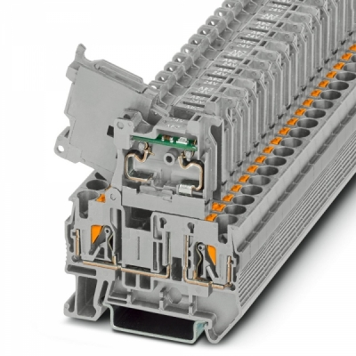 피닉스컨택트 PT 4-HESILED 24 (5X20) GY/GY 퓨즈 단자대 1058860