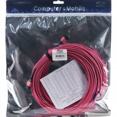 강원전자 넷메이트 OM4 12C MPO 광점퍼코드 30m NM-MP41230