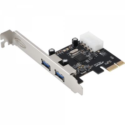 강원전자 넷메이트 USB3.0 2포트 PCI Express 카드(슬림PC겸용) NM-PU32