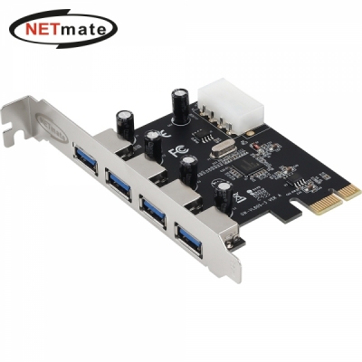강원전자 넷메이트 USB3.0 4포트 PCI Express 카드 NM-PU34