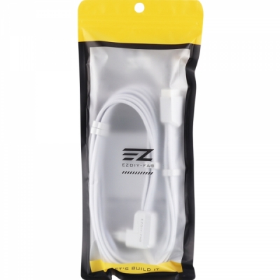 강원전자 넷메이트 600W 12V-2x6 연장 케이블 (화이트/RVS 90도) [EZDIY-FAB] NM-DPR23011