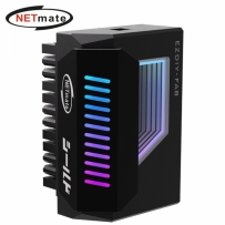 강원전자 넷메이트 메인보드 ATX 24핀 ARGB 어댑터 (블랙/180도) [EZDIY-FAB] NM-DPI231