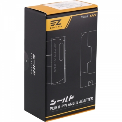 강원전자 넷메이트 PCI-E 8핀 변환 어댑터 (퍼플/STD 90도/단품) [EZDIY-FAB] NM-DPI22622