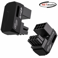 강원전자 넷메이트 PCI-E 8핀 변환 어댑터 (블랙/RVS 180도/2PACK) [EZDIY-FAB] NM-DPI2269