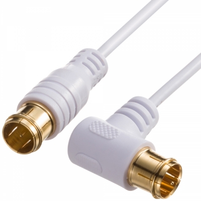 강원전자 산와서플라이 TV 안테나 슬림 케이블 3m KM-AT26-30W