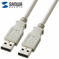 강원전자 산와서플라이 USB2.0 AM-AM 케이블 3m KB-USB-A3K2