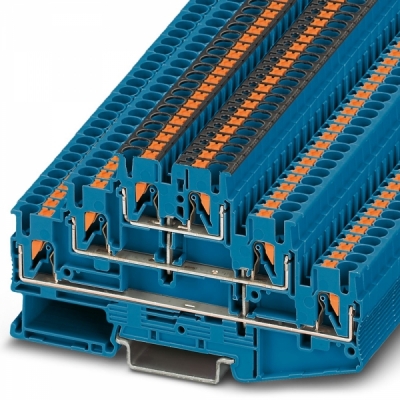 피닉스컨택트 PT 2,5-3PV BU 3단(다단) 단자대 3000716