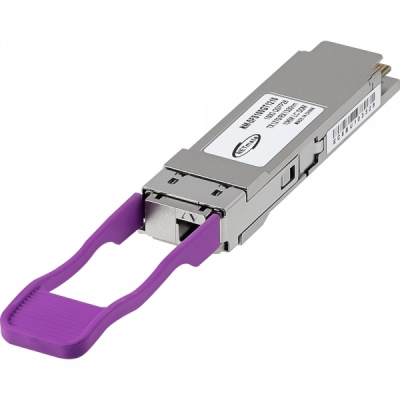 강원전자 넷메이트 100G 싱글모드 QSFP28 BiDi LR1 광 모듈 (TX1271nm/RX1331nm, 10km) NM-SFS100GT1210