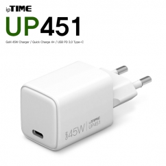 ipTIME(아이피타임) UP451 White USB PD 45W GaN 충전기