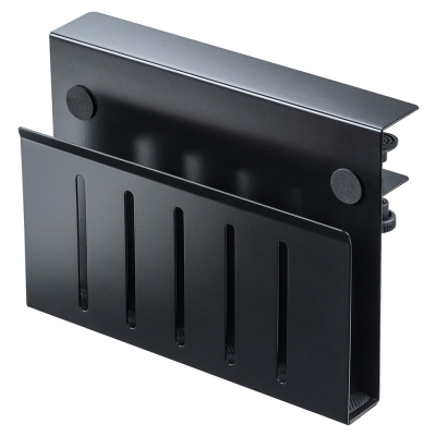 강원전자 산와서플라이 책상 사이드 수납 거치대 (블랙) 200-STN068BK