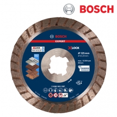 보쉬 EXPERT X-Lock 125mm 멀티 다이아몬드 절단석(1개입) 2608901597