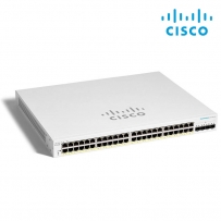 시스코 48포트 기가비트 스위칭 허브, 382W PoE+ / 1G SFP 4포트 CBS220-48P-4G