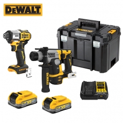 디월트 20V MAX DCF845 임팩트 드라이버 + DCH172 햄머드릴 콤보 세트(파워스택 3.5Ah 2팩, 충전기) DCK2145S2T-KR