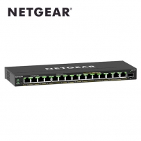 넷기어 16포트 기가비트 스위칭 허브, 180W PoE+ 15포트 / 1G SFP 1포트 GS316EP