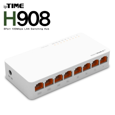ipTIME(아이피타임) 8포트 스위칭 허브 H908