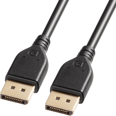 강원전자 산와서플라이 VESA 공식 인증 DisplayPort 2.1 DP40 케이블 1m KC-DP4010