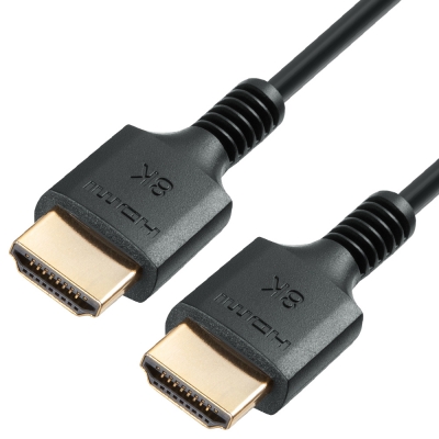 강원전자 산와서플라이 8K 60Hz HDMI 2.1 Slim 케이블 0.5m KM-HD20-US05