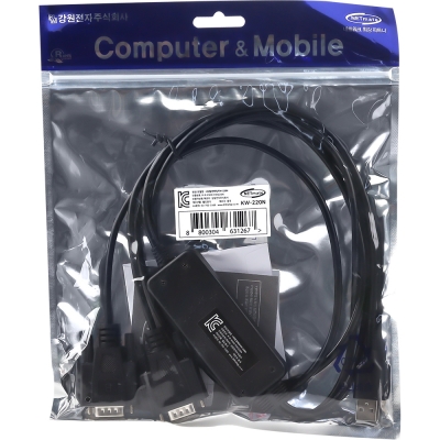 강원전자 넷메이트 USB2.0 to 2포트 RS232 시리얼 컨버터 KW-220N