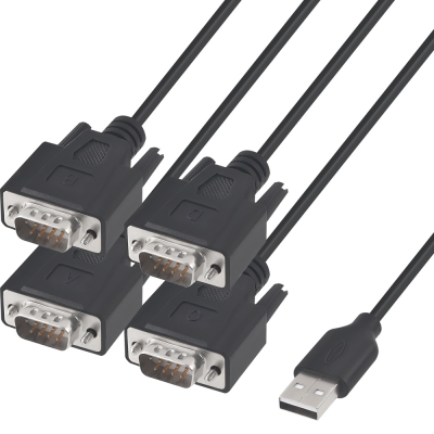 강원전자 넷메이트 USB2.0 to 4포트 RS232 시리얼 컨버터 KW-440N