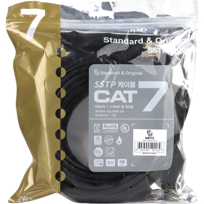강원전자 KW CAT.7 SSTP 랜 케이블 15m KW715