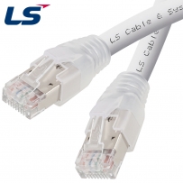LS전선 CAT.7 S/FTP 랜 케이블 20m, 그레이 LS-PC-SSP7-GY-200