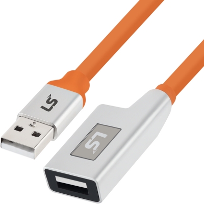 LS전선 USB2.0 슈퍼라이프사이클 High-Flex 연장 리피터 40m LS-UBAF-20AH-400
