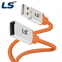 LS전선 USB2.0 슈퍼라이프사이클 High-Flex 연장 AM-AF 케이블 5m LS-UBAF-20H-050