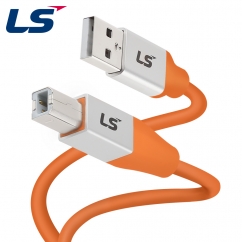 LS전선 USB2.0 슈퍼라이프사이클 High-Flex AM-BM 케이블 5m LS-UBB-20H-050