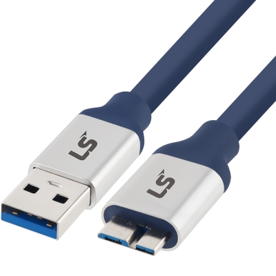 LS전선 USB3.0 슈퍼라이프사이클 High-Flex AM-MicroB 케이블 3m LS-UBBM-30H-030