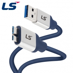 LS전선 USB3.0 슈퍼라이프사이클 High-Flex AM-MicroB 케이블 5m LS-UBBM-30H-050