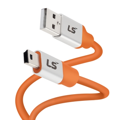 LS전선 USB2.0 슈퍼라이프사이클 High-Flex AM-Mini 5핀 케이블 1m LS-UBN-20H-010