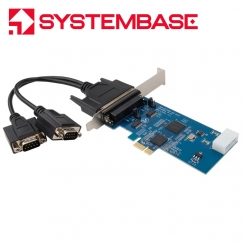 시스템베이스 PCI Express 2포트 RS232 시리얼카드 Multi-2C/LPCIe RS232