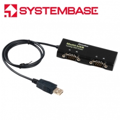 시스템베이스 USB2.0 to 2포트 RS232 컨버터 Multi-2/USB RS232 (DB9M)