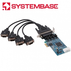 시스템베이스 PCI Express 4포트 RS422/485 시리얼카드 Multi-4C/LPCIe COMBO