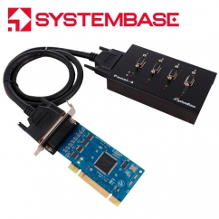 시스템베이스 PCI 4포트 RS232 시리얼카드 Multi-4/LPCI RS232