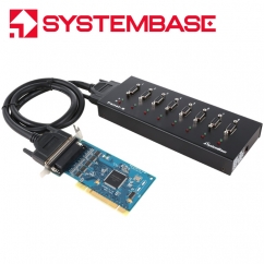 시스템베이스 PCI 8포트 RS422/485 시리얼카드 Multi-8/LPCI COMBO