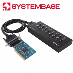 시스템베이스 PCI 8포트 RS232 시리얼카드 Multi-8/LPCI RS232