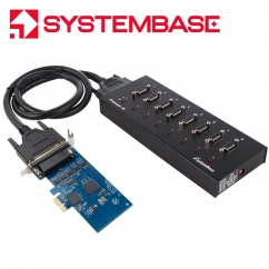 시스템베이스 PCI Express 8포트 RS422/485 시리얼카드 Multi-8/LPCIe COMBO
