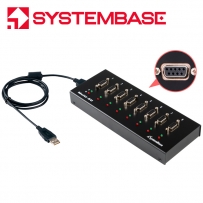 시스템베이스 USB2.0 to 8포트 RS232 컨버터 Multi-8/USB RS232 (DB9F)