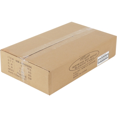 강원전자 넷메이트 다용도 메탈 받침대 400x240x80mm 블랙 NM-AM400BK