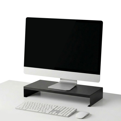 강원전자 넷메이트 다용도 메탈 받침대 560x240x80mm 블랙 NM-AM560BK