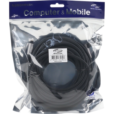 강원전자 넷메이트 디지털 광 오디오 각각 꺾임 케이블 10m NM-ATS100A