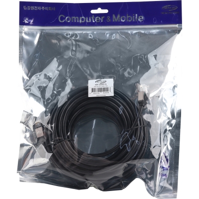 강원전자 넷메이트 CAT.6A UTP Metal 랜 케이블 15m NM-C6AM15