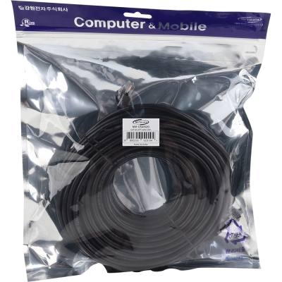 강원전자 넷메이트 CAT.6A UTP Metal 랜 케이블 20m NM-C6AM20