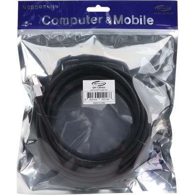 강원전자 넷메이트 CAT.8 SSTP Metal 랜 케이블 5m NM-C8M05