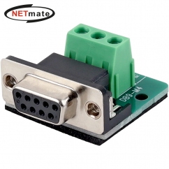 강원전자 넷메이트 DB9F / 3핀 터미널 블록 젠더 NM-DB9F09
