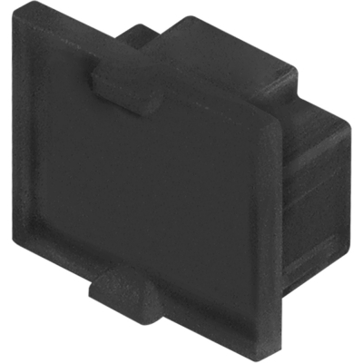 강원전자 넷메이트 RJ-45 랜포트 보호 초박형 먼지 마개 (블랙/100개) NM-DCRBK