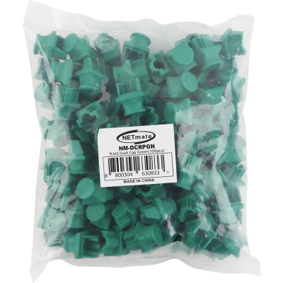 강원전자 넷메이트 RJ-45 랜포트 보호 먼지 마개 (그린/100개) NM-DCRPGN