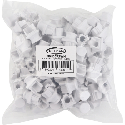 강원전자 넷메이트 RJ-45 랜포트 보호 먼지 마개 (화이트/100개) NM-DCRPWH